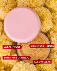 Un set di massima sfocatura in polvere Spray Ultra rosa impermeabile minerale trucco per la massima sfocatura in polvere a grandezza naturale - Product Image 6
