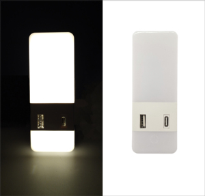 A90d Từ Nhà USB Cắm Trong Đèn Tường Thay Đổi Độ Sáng Cảm Biến Chuyển Động <span class=keywords><strong>LED</strong></span> Nụ Cười Thông Minh Ánh Sáng Ban Đêm Cho Trẻ Em Cạnh Giường Ngủ Hành Lang Nhà Vệ Sinh - Product Image 1