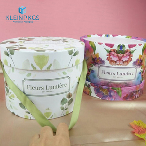 Small Cone Shaped Flower Packaging Gift Box Paper Florists Bucket Box