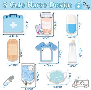 Bút dán y tế bán buôn, giấy nhớ hình giải phẫu sáng tạo dành cho y tá bác sĩ, sổ tay kế hoạch phong cách dễ thương - Product Image 2