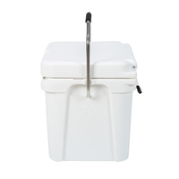 Glacière rotomoulée 20L en LLDPE, isotherme, portable, pour le stockage de vin et d'aliments en extérieur, maintien de la glace pendant 5-8 jours
