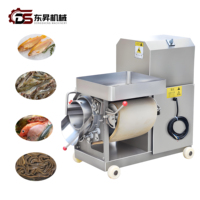 Machine industrielle automatique de récolte de viande de poisson, dispositif de traitement des filets de poisson et de pulvérisation de chair de crabe