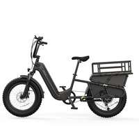 OEM ODM Langschwanz-Elektro-Lastenfahrrad 48V 250W Starke Leistung Große Ladekapazität Elektrisches Lieferfahrrad