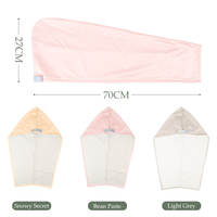 Serviette turban et bonnet de séchage capillaire de luxe en microfibre de soie tissée avec doublure satinée pour femme, séchage rapide, pour la salle de bain