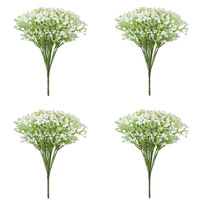 Dekorasi Pernikahan Bunga Baby's Breath Buatan, Buket Ikat Tangan, Tangkai Tunggal, Bunga Plastik, Cetakan Injeksi, Cina, Fotografi Luar Ruangan