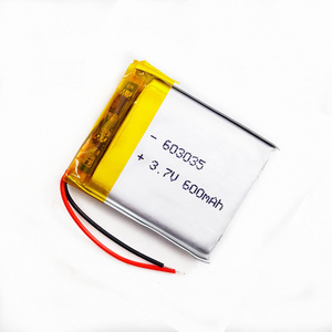 603035 锂电池 3.7V 600mAh LP603035 可充电锂离子锂聚合物电池 Akku - Product Image 3