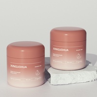 Pot de crème transparent brillant rose de 300 ml avec couvercle blanc à vis, couleur personnalisée, pot de crème pour le corps, lotion pour l'emballage des soins de la peau