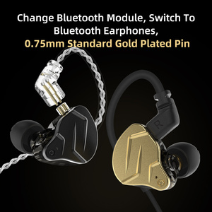 <span class=keywords><strong>KZ</strong></span> ZSN <span class=keywords><strong>Pro</strong></span> X 1DD 1BA Metal HIFI en la oreja Auriculares Bass Auriculares Hybrid Driver Sport Auriculares Voz muy baja para ZSX ZAX ASX EDX <span class=keywords><strong>Z1</strong></span> - Product Image 5