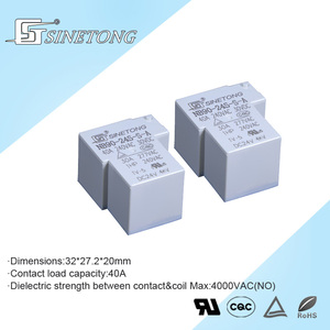 SINETONG Miniature NB90-24S 12V 24V 4 broches SPST 40A relais de montage d'alimentation interrupteur à usage général de protection scellé pour PCB 1A Contact - Product Image 6