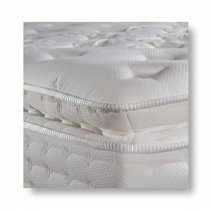 Tela No Tejida para Colchón, Resorte de Bolsillo, Almohada Individual con Cierre, Diseño Superior para Cama, Tamaño King, Espaciador 3D de Presión - Product Image 1