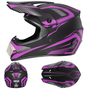 Casque de course tout-terrain Cool pour moto Casque de kart pour hommes et adolescents Casque complet de vélo d'équilibre pour enfants Course à pied en descente - Product Image 3