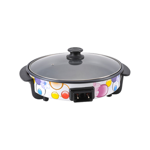 Nueva venta caliente de Control de calor Plaza antiadherente de aluminio 18 pulgadas <span class=keywords><strong>Pizza</strong></span> Grill Pan con tapas - Product Image 5