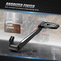 Levier de pédale de frein arrière en aluminium NICECNC pour Harley Road King FLHR 2014-2022 Street Glide ST FLHXST 2022-2023