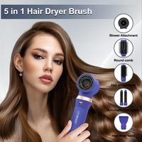 Outil de coiffage professionnel multi-styler, moteur BLDC, ionique, 3 vitesses de vent, 3 températures, double tension, vente en gros pour salons