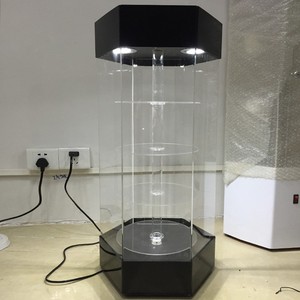 Acrylic <strong>Watch</strong> Jewelry Motorized <strong>Rotating</strong> <strong>Display</strong> Stand - Product Image 3