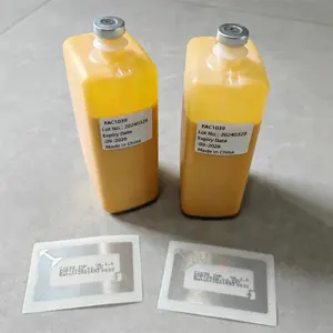 Linx 1039 CIJ mürekkep püskürtmeli yazıcı için çip 500ML ile kaliteli Linx 8900 sarı mürekkep