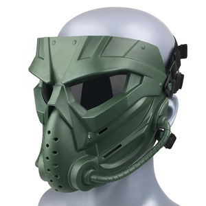 ヤケダ タクティカルヘルメット ハロウィン アウトドアトレーニング ゴーグル フルフェイス スカル タクティカルギア グラス タクティカルマスク ヘルメット用 - Product Image 2
