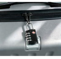 Cadenas de voyage à combinaison à 3 chiffres en alliage de zinc de haute qualité, approuvé TSA, pour valise et chariot avec marques TSA
