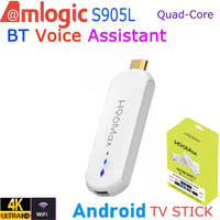 Boîtier multimédia H96 MAX M20 Android 14 TV Stick Octa Core 4K Vidéo WiFi BT Assistant vocal Télécommande Multimédia UK/US