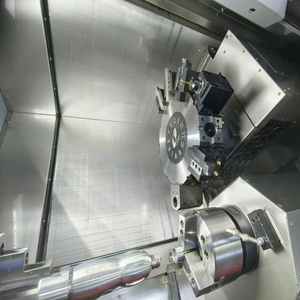 เครื่องกลึงโลหะคิวเอ็นซีคุณภาพสูงเครื่องกัด CNC แบบแกนหมุนคู่3แกนสำหรับเครื่องกัดเดสก์ท็อปโลหะ - Product Image 6