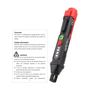 HT59 Hedao เครื่องตรวจจับก๊าซรั่วแบบมืออาชีพ ความไวสูง/ต่ำ 50~1000ppm สำหรับกรณีที่มีสารไวไฟหลากหลายประเภท - Product Image 3