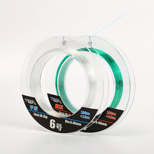 Línea de Pesca de Nylon Hjw de 100M, Alta Resistencia, Transparente, para Peces Gigantes - Product Image 5