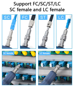 เครื่องตรวจสอบปลายสายไฟเบอร์แบบมือถือ LK-400P Lanking Tech รองรับ FC/SC/LC 4G 3G GSM Wi-Fi แบตเตอรี่ 4000mAh - Product Image 6