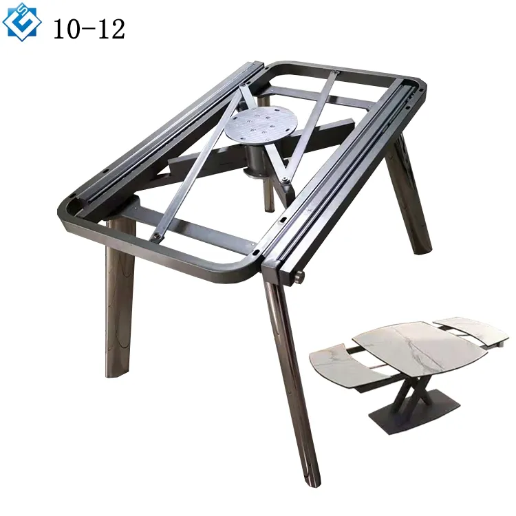 Risparmio di spazio mobili hardware espansione tavolo da pranzo rotondo stretch rotazione estendere tavolo meccanismo
