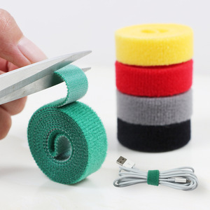 Hot Sale 15mm Velcroes Nylon Polyester Klett band Heavy Duty Back to Back Selbst klebende Doppelseite - Product Image 3