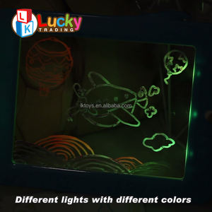 Lucky Toys 3D Magic Pad Tablero de escritura LED para Art Magic Pad Board con juego educativo de regalo - Product Image 4