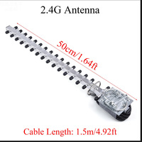 Antenne Yagi verticale extérieure 16dBi à gain élevé 2400-2500MHz 2.4G RP-SMA Mâle pour routeur sans fil, modem, amplificateur