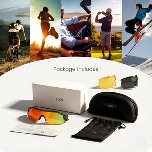 <span class=keywords><strong>Lunettes</strong></span> de soleil de <span class=keywords><strong>sport</strong></span> personnalisées TR90 UV400 polarisées avec protection UV, <span class=keywords><strong>photochromiques</strong></span>, pour le cyclisme, avec verres en PC légers, pour la course à pied - Product Image 6