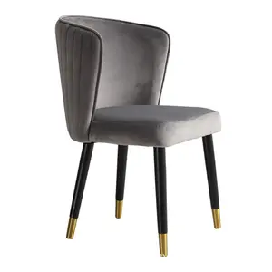 Customizable Modern Luxury Velvet Dining Chair High Quality Leisure Style For Restaurants Hotels Banquets Weddings Events