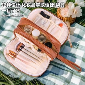 NIANDDUO Accordion <b>Makeup</b> Bag Waterproof Expandable Travel Cosmetic <b>Case</b> For Women Everyday Use - Product Image 2