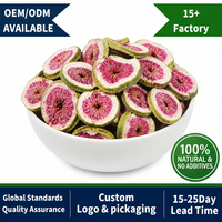 OEM High-Fiber Gefreeze-droogde Vijgenchips Gezonde Lichtere Snack Optie Multi-Spec Export Ondersteund Gedroogde Groenten Gedroogd Fruit