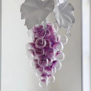 <span class=keywords><strong>Uvas</strong></span> y hojas <span class=keywords><strong>gigantes</strong></span> de EVA hechas a mano para boda, decoración de jardín, centro comercial, escaparate - Product Image 1