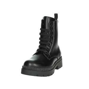 รองเท้าบูทคอมแบทสำหรับเด็กผู้หญิง Asso สีดำ ไซส์ 36 พื้นหนา - Product Image 6