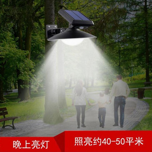 Solar Wall <b>Light</b> Outdoor Integrated Human Body <b>Sensor</b> <b>Led</b> Lighting Square Shape 20 Degree Beam Angle For Courtyard Street Use - Product Image 4