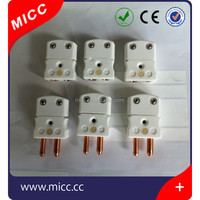 MICC K J E T Mini Socket Standard Connector Tipe K Thermocouple Plug Nylon PA Shell IP20 Dukungan Kustomisasi OEM & ODM