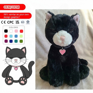 Peluche personnalisée de haute qualité, jouet animal transformable de dessin animé : chat, lion, hippopotame, tigre, léopard, ours en peluche, avec vêtements de poupée personnalisés - Product Image 1