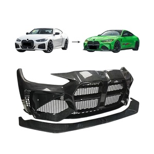 Paraurti Anteriore in Fibra di Carbonio Stile AD per BMW <span class=keywords><strong>Serie</strong></span> <span class=keywords><strong>4</strong></span> G82 G83 M4 Coupé 2021+, Kit Carrozzeria Performance - Product Image 1
