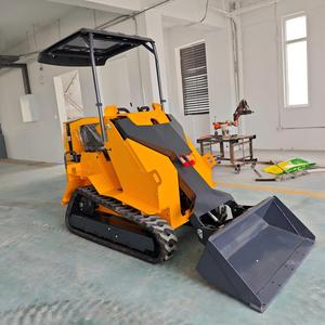 Professional Mini Compact <b>Wheel</b> Skid Steer <b>Small</b> Track Skid Steer with EPA CE 5 Engine for Construction Garden Use - Product Image 2