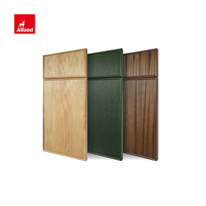 Allandcabinet rãnh reeded phong cách cửa tủ rắn gỗ sồi trắng tủ bếp bộ hoàn chỉnh - Product Image 3