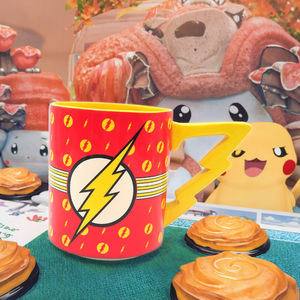 Nouveau produit dessin animé créatif céramique bandes dessinées tasses <span class=keywords><strong>Pikachu</strong></span> en forme de tasse foudre tasses à <span class=keywords><strong>café</strong></span> cercle mignon queue forme pour la fête - Product Image 1
