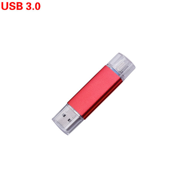 China Bulk Wholesale Pendrive 32gb 2 in 1 Usb Otg 1gb 2gb 4gb 8gb 16Gb Pendrive 32Gb Memory Stick Type C Otg Usb Flash Drive