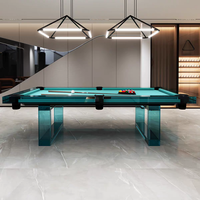 Table de billard professionnelle en acrylique au design moderne, pour la maison, les loisirs, les sports, table de billard de luxe en ardoise, 9 boules, snooker, club