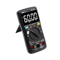 Zoyi ZT102A Multimeter Digital, layar LCD presisi tinggi Anti terbakar rentang otomatis untuk pemeliharaan tukang listrik