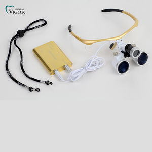 Lampe frontale LED portable, loupes chirurgicales dentaires 3,5X, loupe dentaire, lampe d'examen LED - Product Image 1
