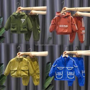 Bé Trai Mùa Xuân Trẻ Em Mới Của Hat Gấu Áo Len + Quần Thời Trang Trẻ Em Của Phim Hoạt Hình Mô Hình 3D In Hàn Quốc-Phong Cách Phù Hợp Với - Product Image 2