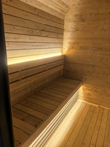 ซาวน่าแห้งกลางแจ้งทันสมัย ANYI Thermo Finnish Spruce รุ่นขายดี สำหรับ 4-6 คน พร้อมฉนวนกันความร้อน รับประกัน 3 ปี เหมาะสำหรับสปาที่บ้าน - Product Image 6